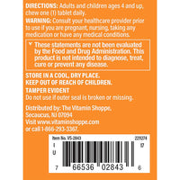 Thumbnail for The Vitamin Shoppe Chewable Zinc with Vitamin C - Immune Defense | Raspberry Flavor | 60 Chewable | Great Taste