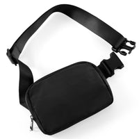 Thumbnail for ODODOS Unisex Mini Belt Bag with Adjustable Strap Small Fanny Pack for Workout Running Traveling Hiking, Black