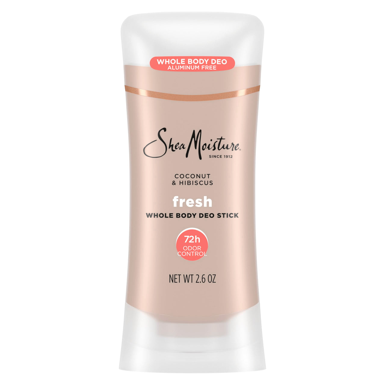SheaMoisture Whole Body Deodorant Stick 72h Odor Control Fresh Aluminum Free 2.6 oz