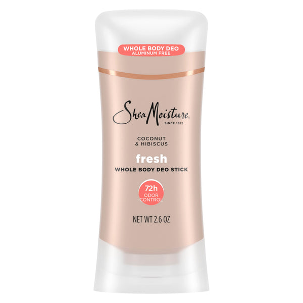 SheaMoisture Whole Body Deodorant Stick 72h Odor Control Fresh Aluminum Free 2.6 oz
