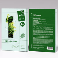 Thumbnail for numbuzin No.1 Sheet Mask | Dewy Glow Spa Sheet Mask | Hydrating with 81% Jeju Cypress Water, Heartleaf Extract | Soothes, Revitalizes Sensitive Irritated Skin | Korean Skincare | 4 Sheets