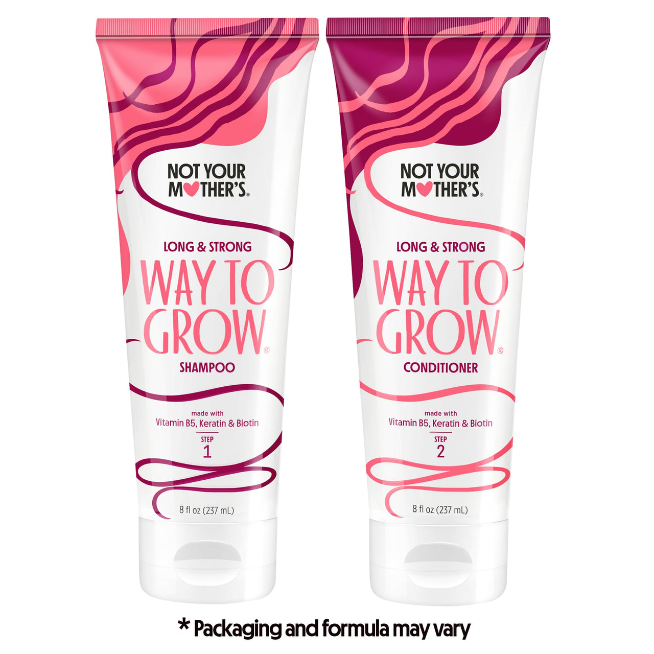 Not Your Mother's Way to Grow Shampoo and Conditioner (2-Pack) - 8 fl oz - Ideal for All Hair Types - Helps Cleanse, Moisturize, and Hydrate Dry and Damaged Hair