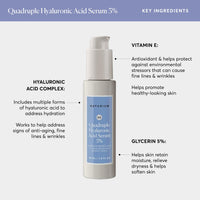 Thumbnail for Naturium Quadruple Hyaluronic Acid Serum 5%, Hydrating & Plumping Face Serum, Anti-Aging & Moisturizing Skin Care, Fragrance-Free, 1 oz