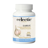 Thumbnail for Eclectic Herb - Garlic Capsules | Cardiovascular Heart Health and Immune Support | Dietary Supplement | Vegan, Natural, Non-GMO, Gluten Free (120 CT | 550 mg)