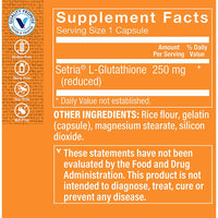 Thumbnail for The Vitamin Shoppe Reduced Glutathione Antioxidant 250 (100 Capsules) (100 Capsules)