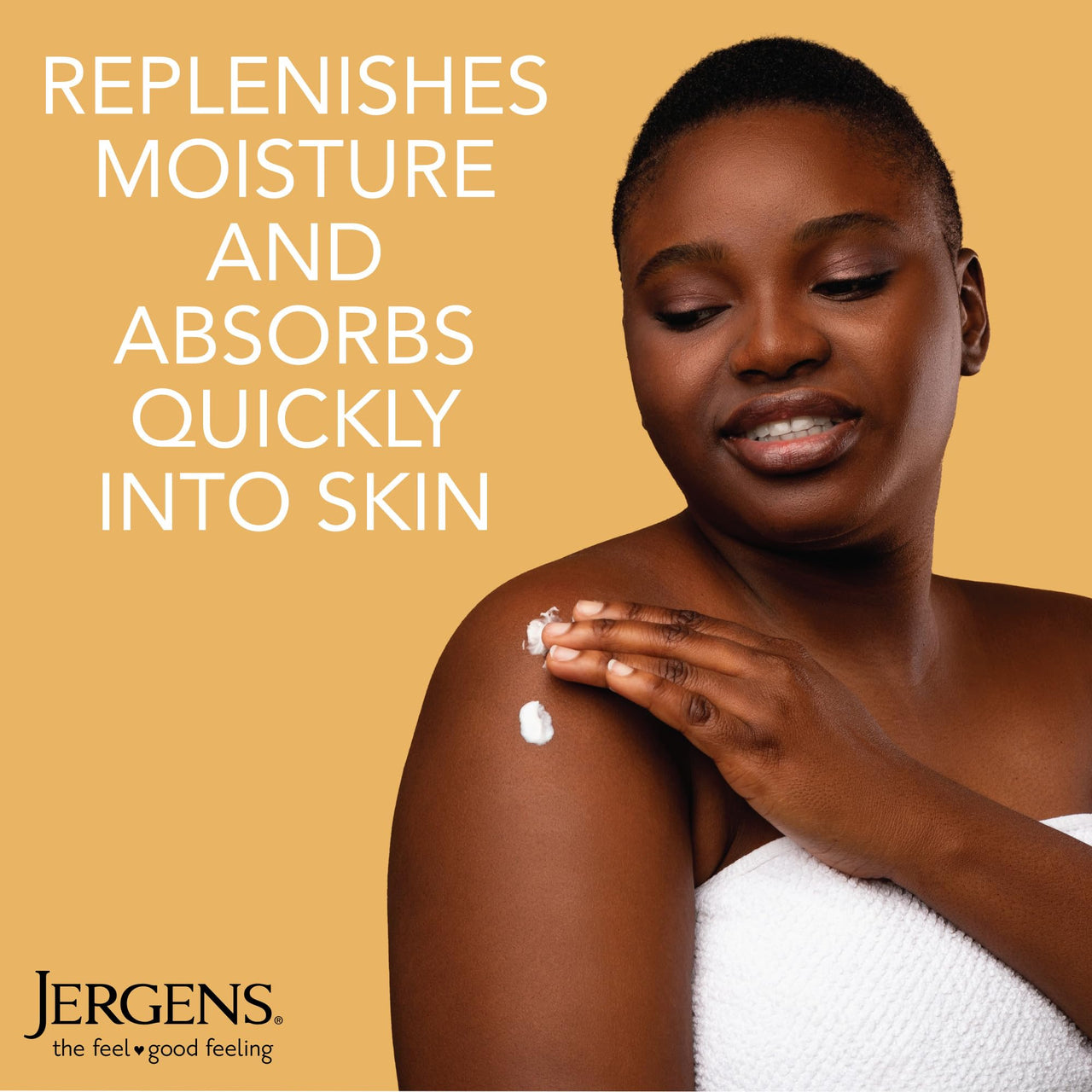 Jergens Skin Firming Body Lotion for Dry to Extra Dry Skin, Skin Tightening Cream with Collagen and Elastin, Dermatologist Tested, Hydralucence Blend Formula, 16.8 Oz
