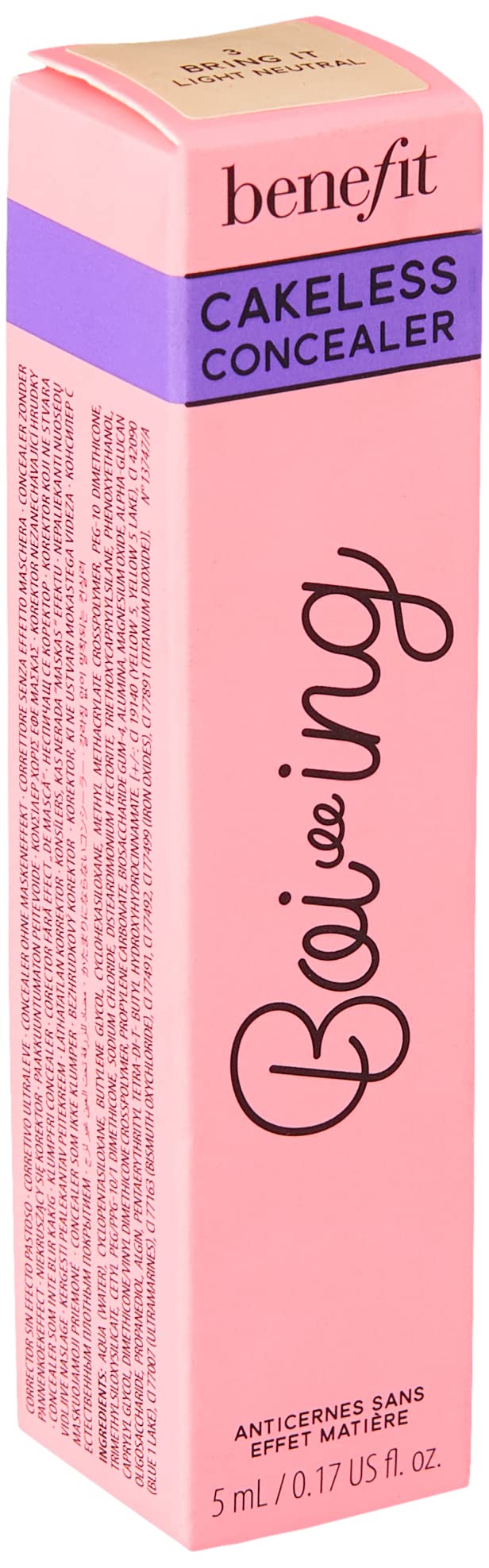 Benefit Boi-ing Cakeless Concealer Shade 03 Light, 0.17 Ounce