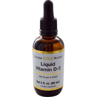 Thumbnail for California Gold Nutrition, Liquid Vitamin D-3, 2 fl oz (60 ml)