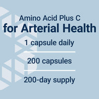 Thumbnail for Life Extension L-Arginine Caps, 700 mg, Vitamin C & Amino Acid for Optimal arterial Health, Supports Heart & Immune Health, Healthy Tissue & Bones, Gluten Free, Non-GMO, 200 Capsules