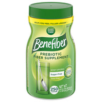 Thumbnail for Benefiber Daily Prebiotic Fiber Supplement Powder for Digestive Health, Unflavored - 250 Teaspoons (17.6 Ounces)
