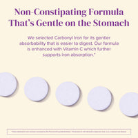 Thumbnail for Barimelts Iron with Vitamin C, 90 Fast-Dissolving Tablets (1-Month Supply), Sugar-Free Bariatric Iron Supplement for Women, Natural Orange Flavor