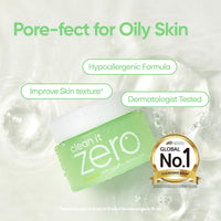 Thumbnail for BANILA CO Clean it Zero Pore Clarifying Cleansing Balm | Korean Makeup Remover, Cleansing Oil, Facial Cleanser for Oily and Acne Prone Skin | Vegan | Made with AHA-PHA & Tea Tree (100ml / 3.38 fl. oz)