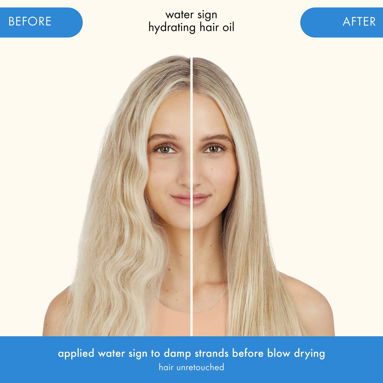 amika water sign hydrating hair oil with hyaluronic acid | for dry, textured, thick hair types 2c–4c, protects against heat, adds shine, smooths flyaways, silicone-free, locks in hydration