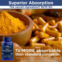 Thumbnail for Life Extension Super Bio-Curcumin Turmeric Extract 400mg, 90 Veg Caps - Vegetarian Capsules - Non-GMO - Highly Absorbable