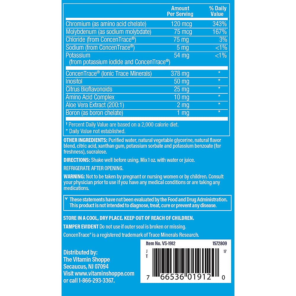 The Vitamin Shoppe Liquid Multivitamin - Easy Absorption Complete Nutrition | Orange Vanilla Flavor | 32 oz | Family Formula