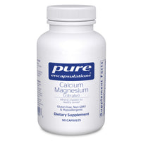 Thumbnail for Pure Encapsulations Calcium Magnesium (Citrate) - 240 g Calcium & 240 g Magnesium - Bone Health Support* - Non-GMO & Vegan - 90 Capsules