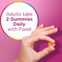 Thumbnail for Centrum MultiGummies Multi+ Beauty Dual Action Multivitamin, Specially Designed with Biotin for Healthy Hair, Skin and Nails, Cherry/Berry/Orange Flavors - 100 Count