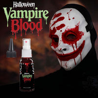 Thumbnail for Fake Blood spray,2.01FL.OZ Vampire Blood Makeup,Halloween Fake Blood Spray Eye Blood Drops Body Paint?Blood Splatter for Clothes,Halloween Zombie Monster Vampire Blood Costume Cosplay Makeup,1PC