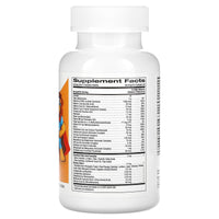 Thumbnail for California Gold Nutrition Chewable Multivitamins with Probiotics, Enzymes, Vitamin A and Vitamin C for Children, Assorted Fruit, 120 Vegetarian Tablets