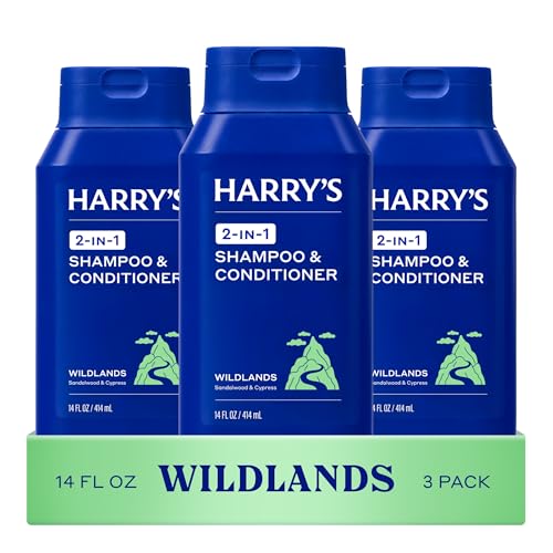 Image 1 of Default Title for the product Harry's Men's 2 in 1 Shampoo and Conditioner - 14 fl oz (3 Pack)