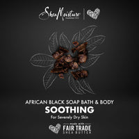 Thumbnail for SheaMoisture Bar Soap for Troubled Skin African Black Soap Cleanser with Shea Butter 8 oz