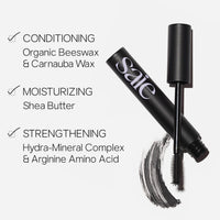 Thumbnail for Saie Mascara 101 - Lash Lengthening Mascara for Thick, Bold, Lifted Lashes - Buildable Eye Makeup Formulated to Strengthen and Condition with Rich Nutrients - Black (0.31 oz)
