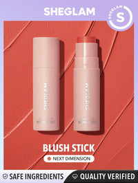 Thumbnail for SHEGLAM Snatch N Cream Blush Stick Longlasting High Pigment Blush for Cheeks - Next Dimension