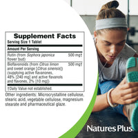 Thumbnail for NaturesPlus Biorutin 1000 mg - 90 Tablets - Bioflavonoid & Rutin Complex - Supports Vascular Function & Circulation - Vegetarian, Gluten Free - 90 Servings