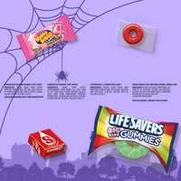 Thumbnail for Starburst, Life Savers, Hubba Bubba & Life Savers Gummies Halloween Candy Mix, Assorted Chewy, Bubble Gum, and Hard Candy Individually Wrapped, 95 Ct Variety Bulk Bag