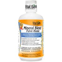 Thumbnail for Vital Earth Minerals Fulvic Humic Mineral Blend Liquid – Fulvic Acid Supplement with 70+ Trace Minerals, Electrolytes for Recovery, Balance & Energy, 32 Oz + 1 Oz Cup