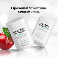 Thumbnail for Codeage Liposomal Strontium Supplement - Strontium Citrate, Vitamin K2 MK-7, Liposomal Delivery, Non-GMO, Gluten-Free - 90 Capsules