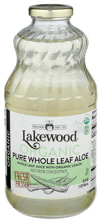 Thumbnail for Lakewood, Organic Aloe Vera Leaf Juice, 32 Fl Oz (Pack of 1)