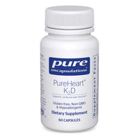 Thumbnail for Pure Encapsulations PureHeart K2D - Heart Health Supplement* - with Vitamin K2 & D3 - Cholecalciferol Vitamin D & MK-7 - Non-GMO & Vegetarian - 60 Capsules