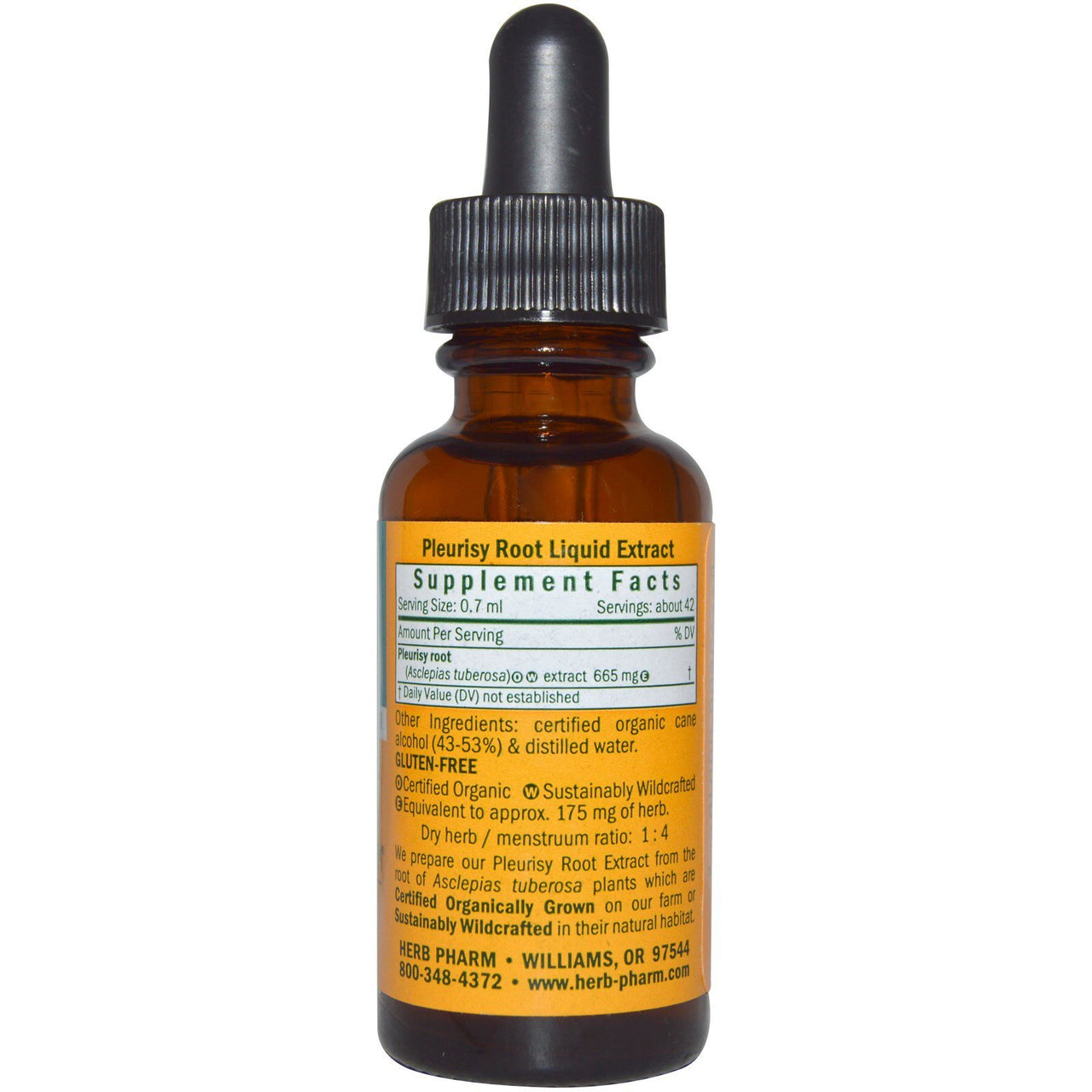 Herb Pharm Dropper Pleurisy Root Extract - 1 fl oz