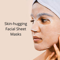 Thumbnail for Rael Face Mask Skin Care, Collagen Face Masks - Bamboo Facial Sheet Mask, Korean Skincare, with Collagen Essence and Fruit Extracts, Nourishing and Moisturizing, All Skin Types (Collagen, 5 Sheets)