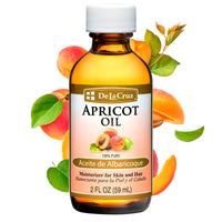 Thumbnail for De La Cruz - Apricot Oil - 100% Pure Apricot Kernel Oil - Moisturizing Oil for Skin and Hair - Expeller Pressed Hexane Free - 2 fl OZ