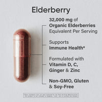 Thumbnail for Sports Research® Immunity Pack - Odorless Garlic Oil Pills (1000mg) + Vitamin D3 + K2 + Elderberry with Zinc, Vitamin C, Ginger & Vitamin D3