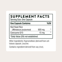 Thumbnail for THORNE - Red Yeast Rice + CoQ10 - Maintain Healthy Cholesterol Levels & Supports Cardiovascular Health - Added Antioxidant Support* - Gluten-Free, Dairy-Free - 120 Servings
