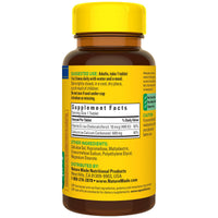 Thumbnail for Nature Made Calcium 600 mg with Vitamin D3, Dietary Supplement for Bone Support, Calcium Supplement for Bone Health, 60 Tablets