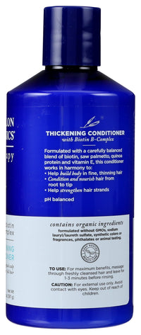 Thumbnail for Avalon Organics Therapy Biotin B-Complex Thickening Conditioner, For an Energized Scalp and Thicker, Fuller-Looking Hair, 14 Fluid Ounces