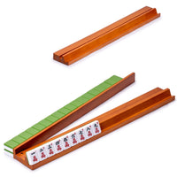 Thumbnail for Yellow Mountain Imports American Mahjong Set, Huntington with 166 Melamine Mahjong Tiles, Mineral Green Soft Case - 4 All-in-One Racks with Pushers, Scoring Coins, Dice, and Wind Indicator