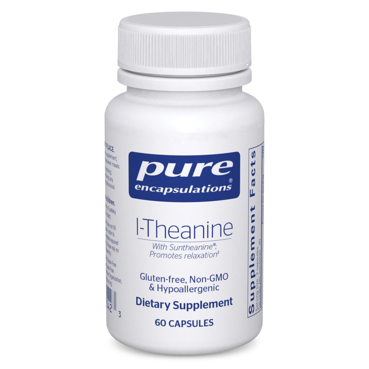 Pure Encapsulations L-Theanine - Amino Acid Supplement to Support Relaxation, Stress & Nervous System* - 60 Capsules