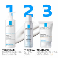 Thumbnail for La Roche-Posay Toleriane Double Repair UV SPF Moisturizer for Face, Daily Facial Moisturizer with Sunscreen SPF 30, Niacinamide and Glycerin, Oil Free, Moisturizing Sun Protection