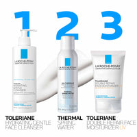 Thumbnail for La Roche Posay Toleriane Double Repair UV SPF Moisturizer for Face, Daily Facial Moisturizer with Sunscreen SPF 30, Niacinamide and Glycerin, Oil Free, Moisturizing Sun Protection