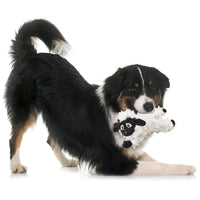 Thumbnail for SPOT Baa Baa Black Sheep Plush Dog Toy - Cute and Cuddly Fleece Toy with Squeaker for Small Dogs and Puppies, 8in Black and White Lamb
