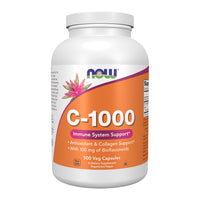 Thumbnail for NOW Foods Supplements, Vitamin C-1,000 with 100 mg of Bioflavonoids, Antioxidant Protection*, 500 Veg Capsules