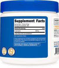 Thumbnail for Nutricost L-Carnosine Powder 100 Grams (200 Servings) - Non-GMO