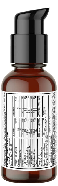 Thumbnail for Codeage Liquid Vitamin B12 Methylcobalamin Supplement, 2-Month Supply, Bioavailable Methyl B12, Vegan Non-GMO, 2 fl oz