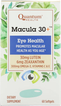 Thumbnail for Quantum Health Macula 30+ Eye Health, 60 Softgels (Pack of 1)