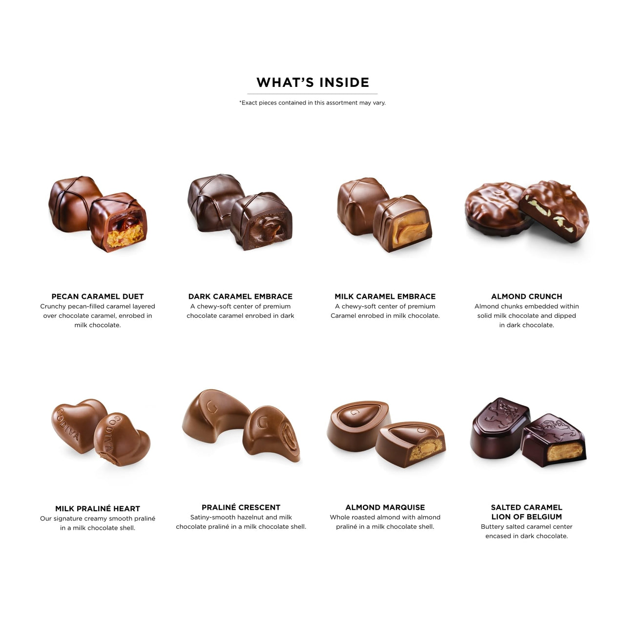 Godiva Chocolatier Gourmet Chocolate Gift Box – 18-Piece Assorted Chocolates for Birthday, Anniversary, Congratulations,– Assorted Chocolate Candy Assortment with Praline, Caramel, Ganache